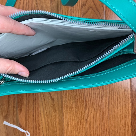 Sam Edelman Teal Crossbody Purse euc - Picture 6 of 7